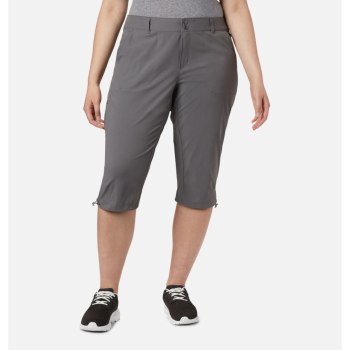 Dámské Kalhoty Columbia Saturday Trail II Knee Pant Plus Sizes Šedé XYZOVG849